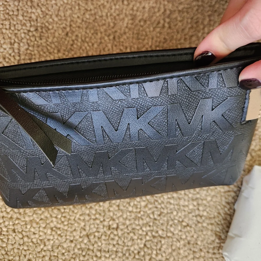 Michael Kors Black and Gold Belt Bag